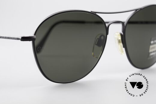Giorgio Armani 646 Aviator Designer Sonnenbrille, auf 199,-€ reduziert, da Mini-Kratzer rechtes Glas, Passend für Herren
