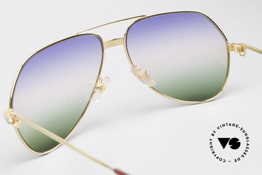 Cartier Vendome LC - L Rare Luxus Sonnenbrille 80er, ungetragen mit orig. Cartier Verpackung (Sammlerstück), Passend für Herren