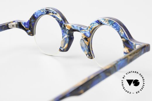 Proksch's A2 Runde 90er Brille Futuristisch, DEMOgläser sind beliebig optisch austauschbar, Passend für Herren und Damen