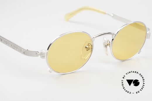 Jean Paul Gaultier 56-1173 Ovale Vintage Brille Steampunk, KEINE Retrosonnenbrille; ein altes Original von 1996, Passend für Herren
