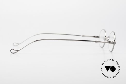 Lunor II 08 Ovale Brille AS Antik Silver, KLEINE OVALE Metall-Fassung in Größe 40/25; 135, Passend für Herren und Damen