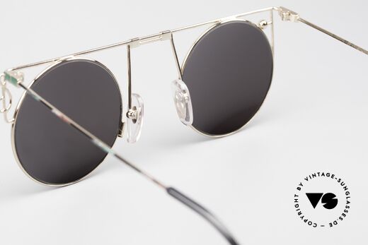 Casanova MTC 8 Kunst Sonnenbrille 90er, Notenschlüssel & StrassSteinchen als Deko-Elemente, Passend für Herren und Damen