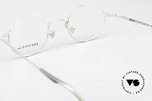 Koh Sakai KS9700 Runde Brille Titanium 90er, ungetragen (wie alle unsere vintage 90er Japan Brillen), Passend für Herren und Damen