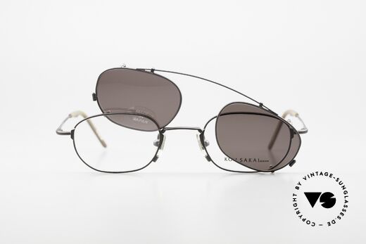 Koh Sakai KS9716 Vintage Unisex Brille 90er, ungetragen (wie alle unsere vintage Clip-On Brillen), Passend für Herren und Damen