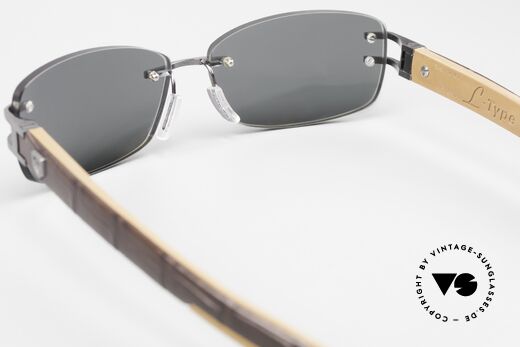 Tag Heuer L-Type 0115 Randlose Luxus Sonnenbrille, ungetragenes Exemplar mit original Tag Heuer Etui, Passend für Herren und Damen