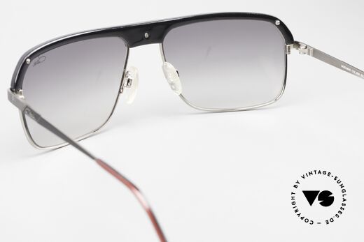 Cazal 9040 Herren Sonnenbrille HipHop Stil, Fassung könnte bei Bedarf auch optisch verglast werden, Passend für Herren
