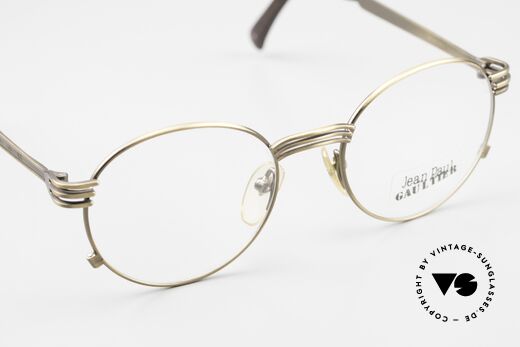 Jean Paul Gaultier 55-3174 Designer Vintage Brille 90er, KEINE Retrobrille; sondern ein altes ORIGINAL von 1994, Passend für Herren und Damen