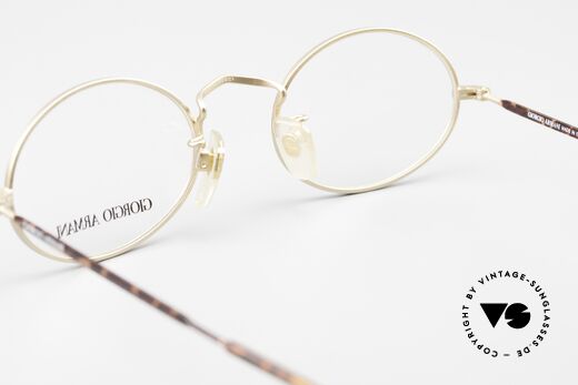 Giorgio Armani 116 90er Designer Brille Fassung, Fassung kann natürlich optisch verglast werden, Passend für Herren und Damen