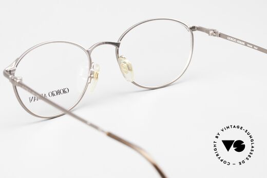 Giorgio Armani 188 Ovale Designerbrille 1990er, DEMOgläser sollten durch optische getauscht werden, Passend für Damen