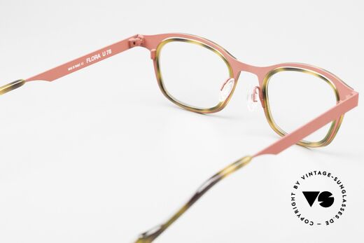 Anne Et Valentin Flora Lebensfrohe Damenbrille, ungetragenes Einzelstück von 2017; made in France, Passend für Damen