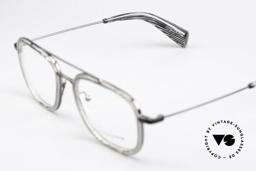 Yohji Yamamoto YY1026 Designerbrille Avantgarde, in den Yamamoto-Farben: schwarz, grau, gunmetal, Passend für Herren
