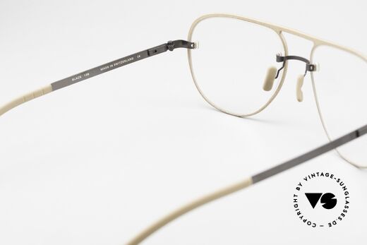Götti Perspective Bold03 Innovative Pilotenbrille, die DEMO-Gläser können beliebig getauscht werden, Passend für Herren