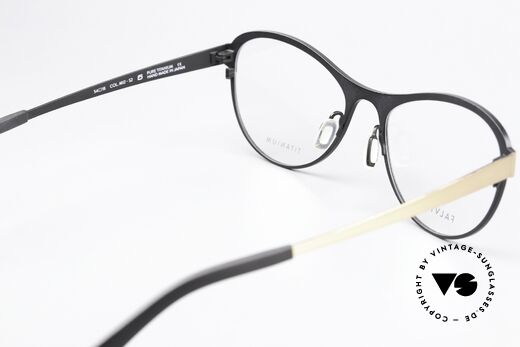 Falvin Twilight Damenbrille Aus Titanium, rares, ungetragenes Exemplar; eine Insider-Brille!, Passend für Damen