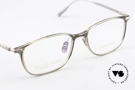 Frank Custom FT7191 Unisex Brillenfassung Titan, ein ungetragenes Modell aus der 2018 Kollektion, Passend für Herren und Damen