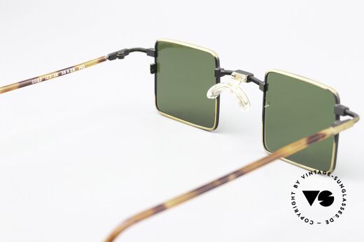 Robert Rüdger 0023 Insider Vintage Sonnenbrille, diese futuristische Brille ist auch optisch verglasbar, Passend für Herren und Damen