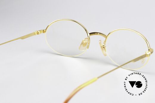 Cartier Manhattan Ovale Luxus Fassung 90er, KEINE RETRO Cartier Brille; ein Original von 1998!, Passend für Herren und Damen