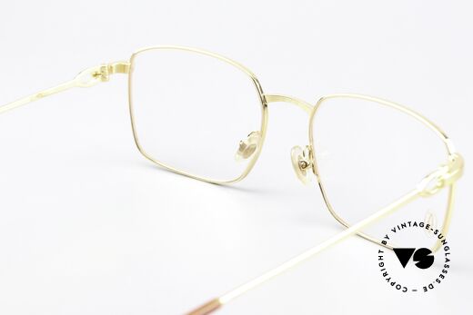 Cartier C-Decor Metal Vergoldete Luxus-Brille, Fassung kann beliebig verglast werden, Gleitsicht, Passend für Herren