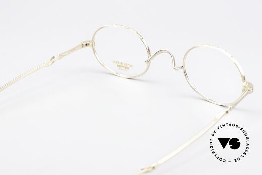 Oliver Peoples OP76G Kleine Brille Made in Japan, KEINE RETROmode, sondern ein 30 Jahre altes Original, Passend für Herren und Damen