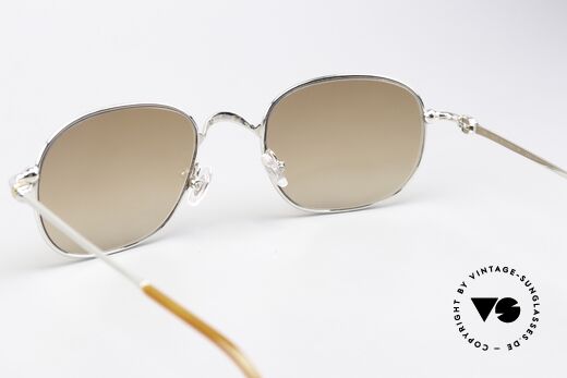 Cartier Vega 90er Luxus Platin Sonnenbrille, KEINE RETRO Cartier Brille; ein Original von 1999!, Passend für Herren