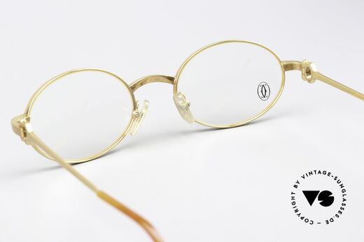 Cartier Spider - M Vintage Brille 90er Oval, die Glashöhe ist 36mm (somit auch gleitsichtfähig), Passend für Herren und Damen