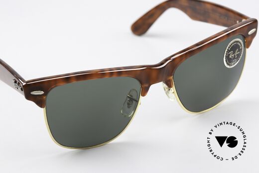 Ray Ban Wayfarer Max II Original USA Sonnenbrille, Wayfarer Max II, 54mm, W0544, dark-havanna, G15, Passend für Herren