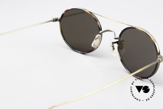 Oliver Peoples Shai Ovale Sonnenbrille Titanium, hochwertige Fassung kann beliebig verglast werden, Passend für Herren