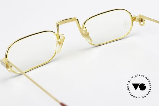 Cartier Demi Lune Santos - L Limitierte L Version Von 1987, KEINE RETRObrille; ein ca. 30 Jahre altes Cartier Original, Passend für Herren und Damen