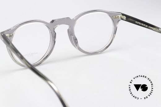 Oliver Peoples Gregory Peck Zeitlose Panto Brille 45mm, ungetragen (wie alle unsere Oliver Peoples Brillen), Passend für Herren