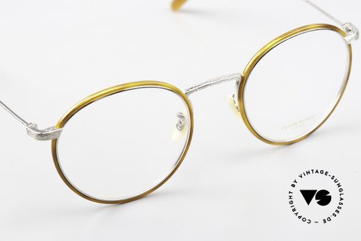 Oliver Peoples Colloff Metallrahmen Azetat-Rand, die Qualitätsfassung ist beliebig optisch verglasbar, Passend für Herren und Damen