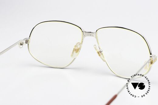 Cartier Panthere G.M. - M Platin Herrenbrille Von 1988, ungetragen mit OVP (selten in diesem Zustand zu finden), Passend für Herren