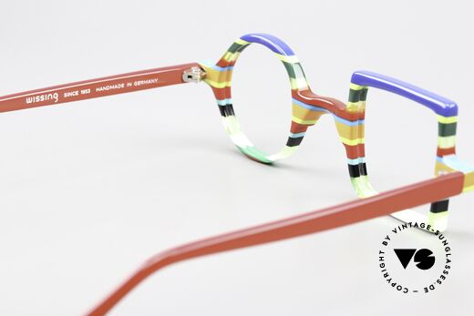 Wissing 2653 Bunte Brille Für Individualisten, charakteristisch, unverwechselbar, unique, Wissing, Passend für Herren und Damen