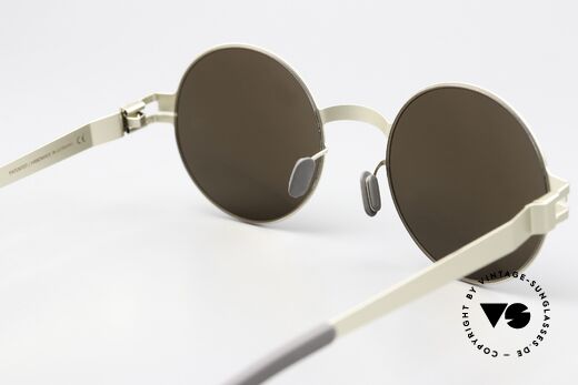 Mykita Moon Unisex Sonnenbrille Rund, genial flexible Brillenfassung: eine Größe passt allen, Passend für Herren und Damen