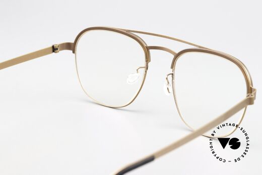 Lindberg 9840 Strip Titanium Titanium Vintage Brille Unisex, die orig. DEMOgläser können beliebig getauscht werden, Passend für Herren und Damen