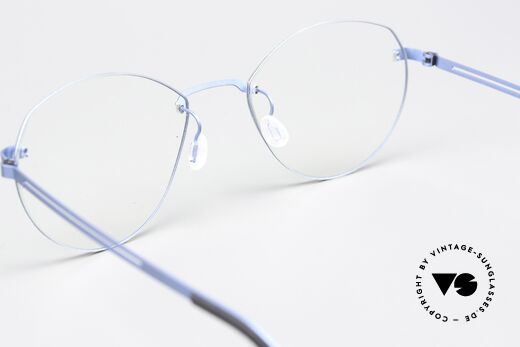 Lindberg 2379 Strip Titan Randlosbrille Feiner Rand, minimalistisch = ohne Schrauben, Nieten oder Lötungen!, Passend für Herren und Damen