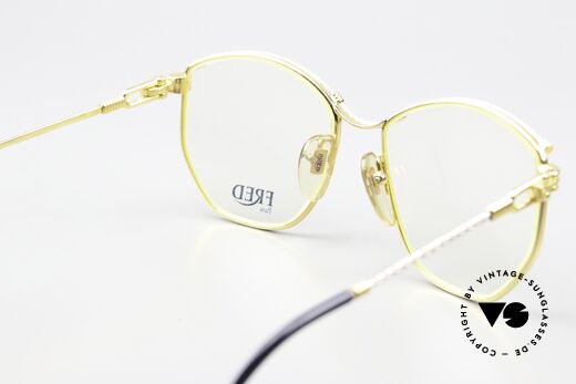 Fred Cythere - S Luxus Vintage Brille Damen, die Fassung kann natürlich beliebig verglast werden, Passend für Damen