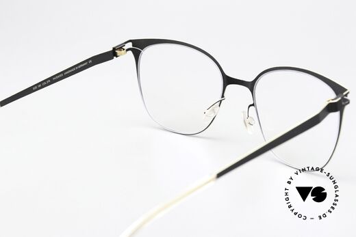 Mykita Susi Damenbrile Klassisch Schwarz, die DEMO-Gläser können beliebig getauscht werden, Passend für Damen