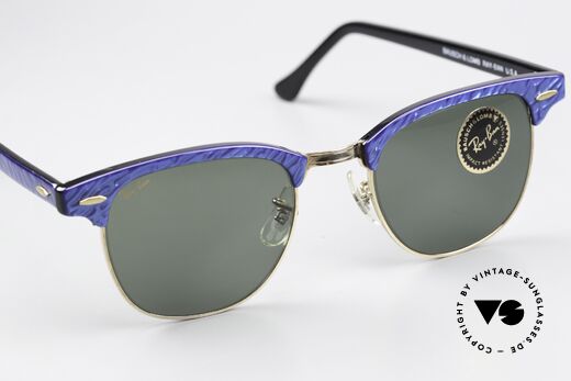 Ray Ban Clubmaster USA Brille Bausch & Lomb, KEINE Retrobrille, 100% vintage original, W0375, Passend für Herren und Damen