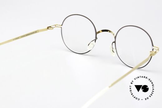 Mykita Finvid Runde Brille Damen Herren, genial flexible Brillenfassung in einer SMALL Größe, Passend für Herren und Damen