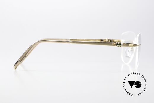 Silhouette 5513 Damenbrille Swarovski Stein, Form der Gläser kann jeder Optiker ggf. verändern, Passend für Damen