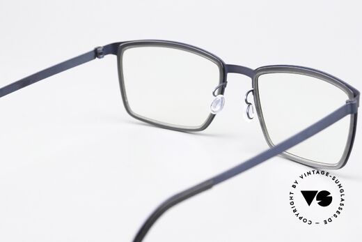 Lindberg 9711 Strip Titanium Sehr Markante Herrenbrille, die orig. DEMOgläser können beliebig getauscht werden, Passend für Herren