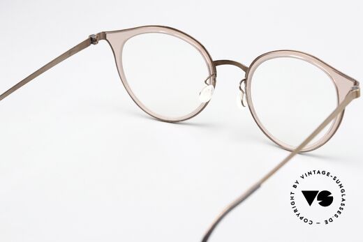 Lindberg 9728 Strip Titanium Sehr Feminines Brillendesign, die orig. DEMOgläser können beliebig getauscht werden, Passend für Damen