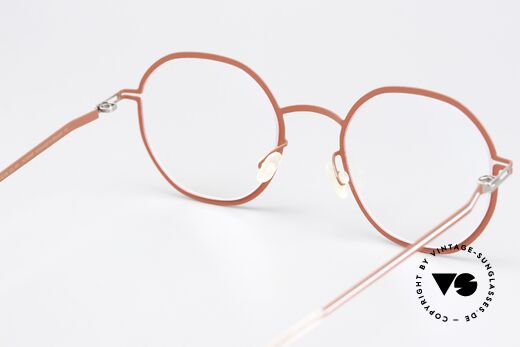 Mykita Studio 6.6 Optische Illusionskunst Rot, wirklich interessantes, ungetragenes Designerstück, Passend für Damen