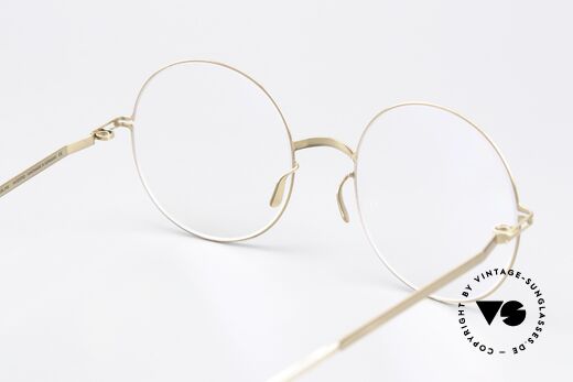 Mykita Studio 5.3 Damenbrille Rund In Gold, wirklich interessantes, ungetragenes Designerstück, Passend für Damen