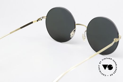 Mykita Yoko Grosse Runde Sonnenbrille, Sonnengläser (100% UV) sind ggf. auch austauschbar, Passend für Damen