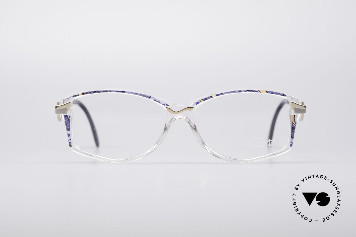 Cazal 369 90er Damen Designerbrille, interessantes Cazal Design aus den späten 90er Jahren, Passend für Damen