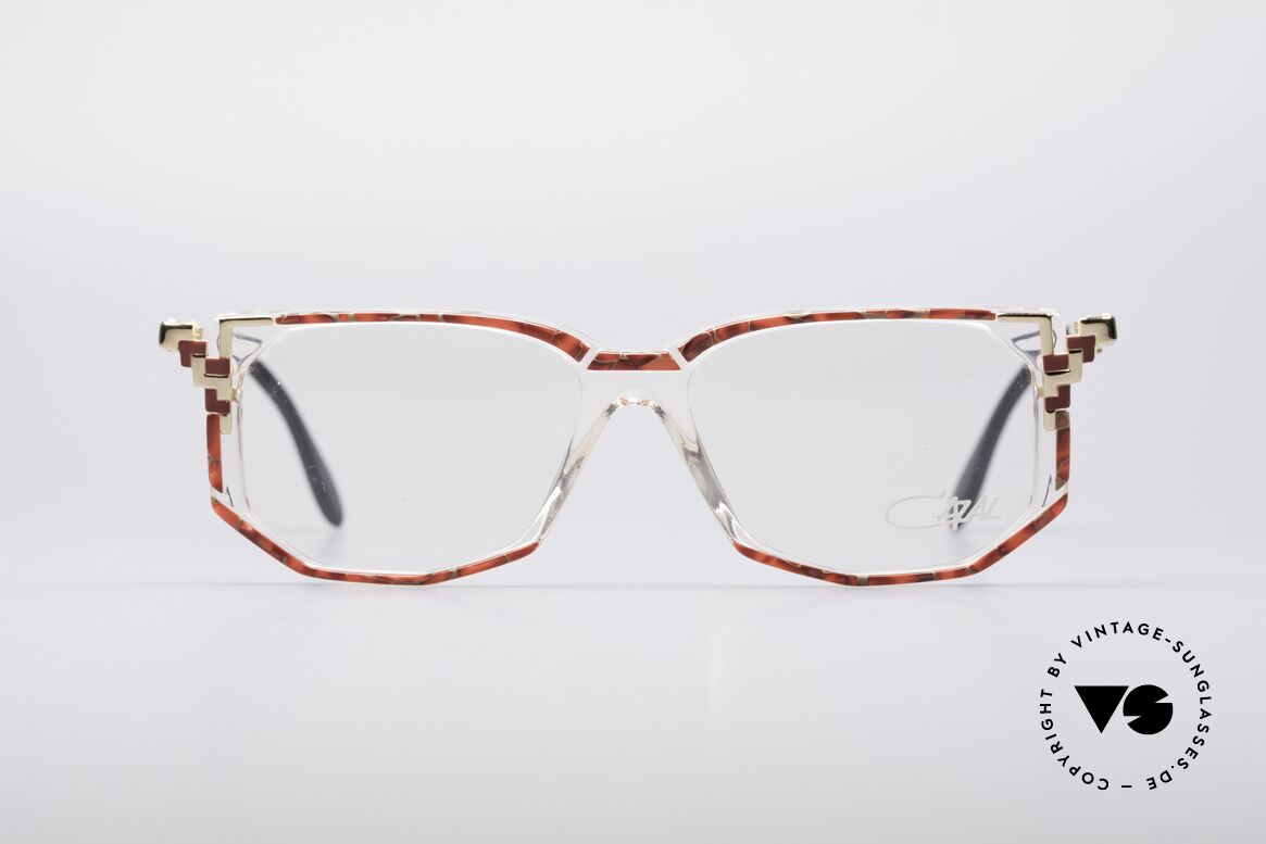 Cazal 357 90er Vintage Designer Brille, farbenfrohe vintage Cazal Designerbrille der 1990er, Passend für Damen