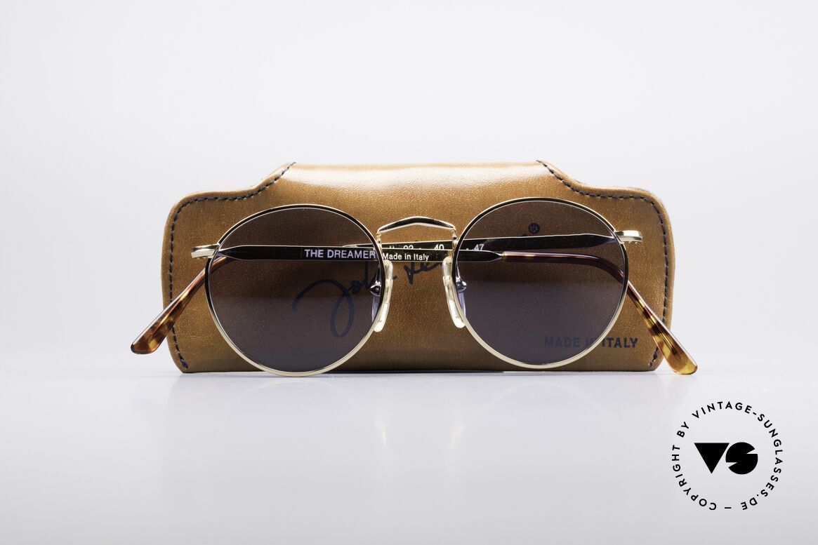 John Lennon - The Dreamer Sehr Kleine Vintage Brille, KEINE RetroSonnenbrille, sondern ein altes Original, Passend für Herren und Damen