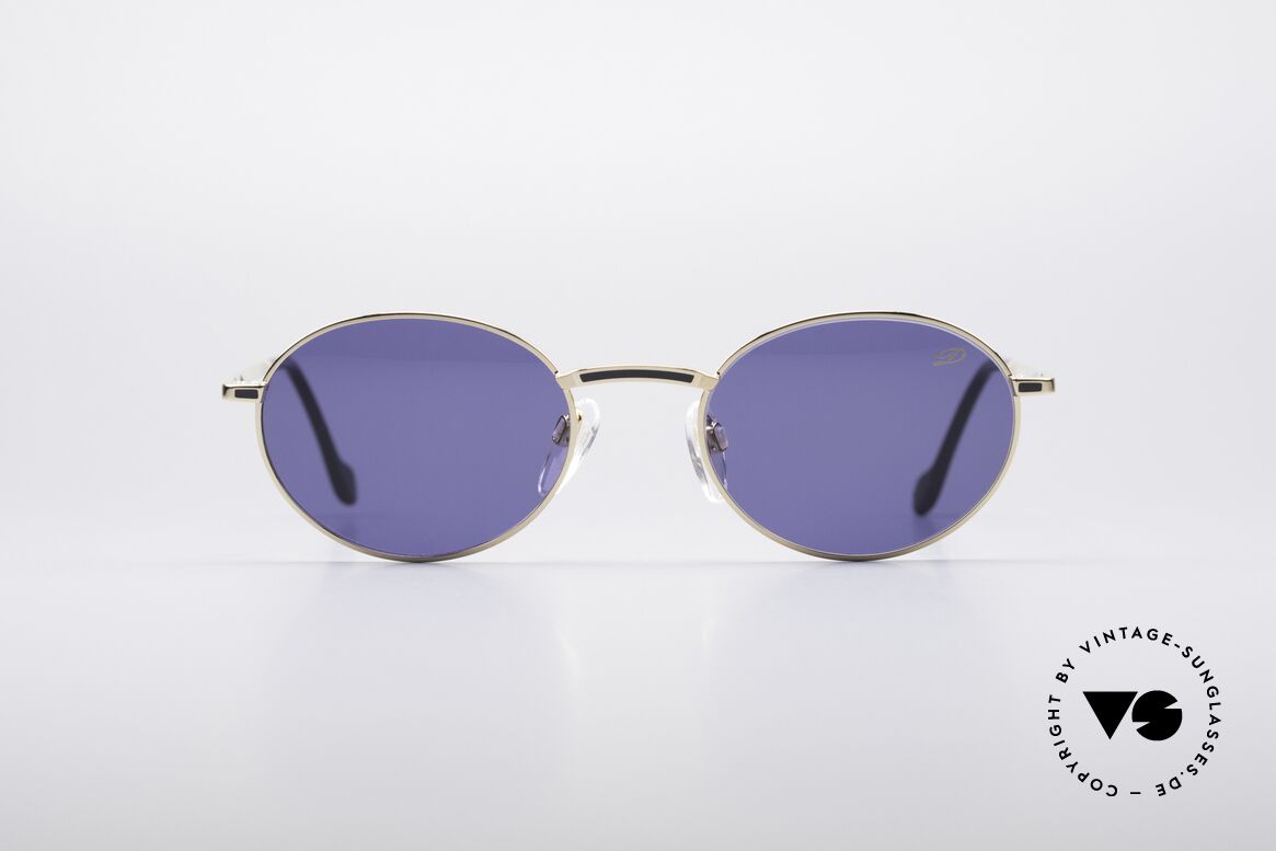 S.T. Dupont D042 Ovale Luxus Sonnenbrille, S.T. DUPONT Luxus-Designersonnenbrille von 1995, Passend für Herren