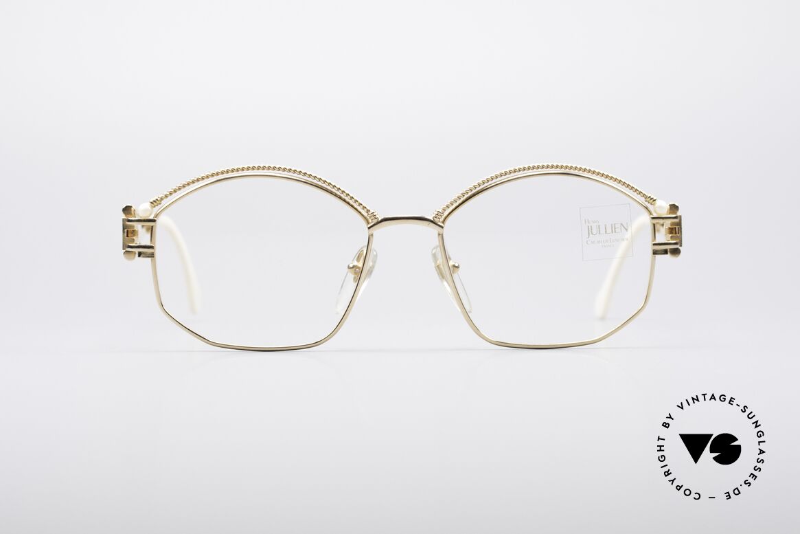 Henry Jullien Cizeta Juwelen Goldbrille, vintage Henry Jullien Cizeta Juwelier-Brillenfassung, Passend für Damen