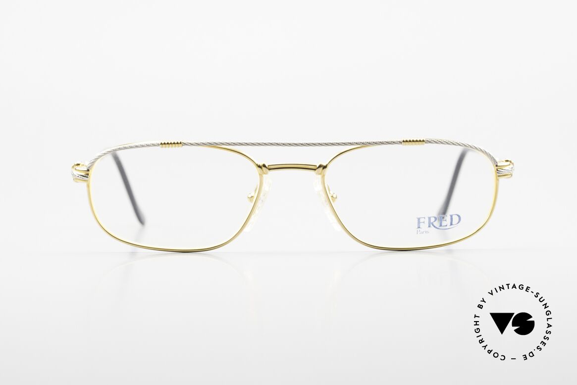 Fred Fregate Luxus Seglerbrille M Fassung, marines Design (charakteristisch Fred) in Top-Qualität, Passend für Herren